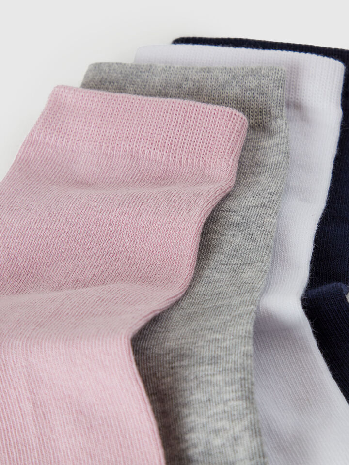 KNITTED SOCKS 4 PAIR Junior Boy image number 2